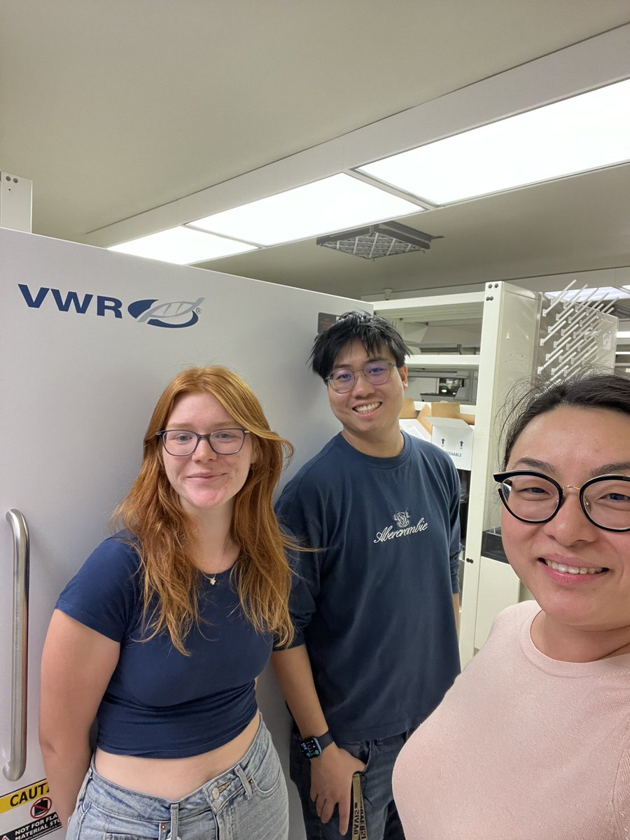 Our freezer is here! #newlab