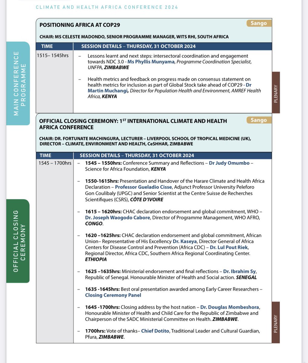 Read the program for 31 October here: 
#CHAC2024