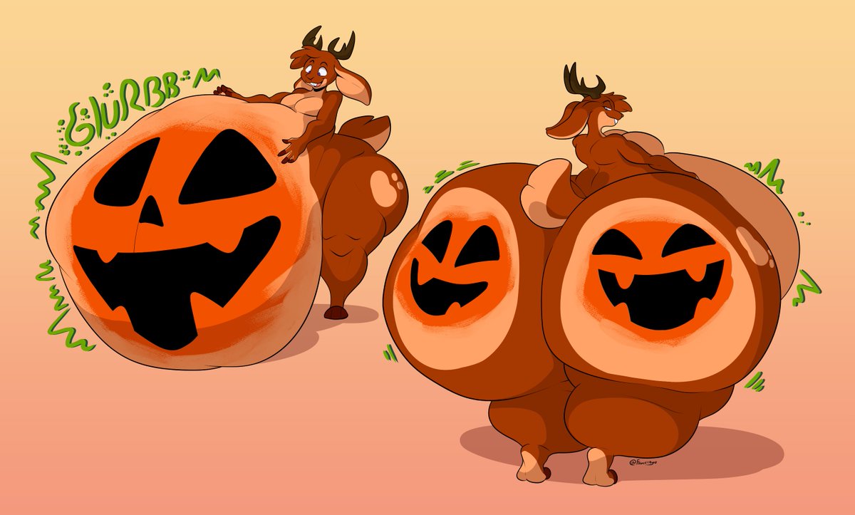 FaucetRye's tweet photo. Growing the pumpkin patch!

(Comm done for @oceansleeves , thanks again!) https://t.co/tMLanD7mTf