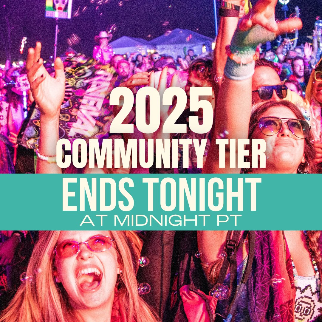 The Community Tier Sale ends tonight at Midnight PT! 

Join us in 2025 to recapture the magic! 🪄