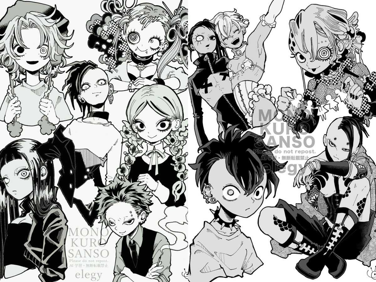 #今月描いた絵を晒そう 
凄く沢山描きました…!引き続き頑張ります…❤️‍🔥 