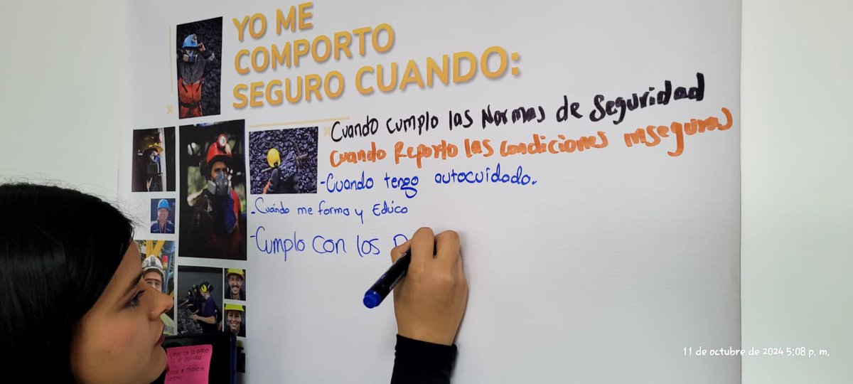 MinEnergiaCo's tweet photo. Las mujeres mineras hacen parte de la #EnergíaDelCambio ⚡.

En Sogamoso, Boyacá 33 mujeres participaron de los Talleres de Gestión de Cambio Comportamental en Seguridad Minera 'Por una #MineríaParaLaVida yo actúo seguro Junto a ellas', donde pudieron:

✅ Identificar riesgos
✅ Aprender buenas prácticas en minería.
✅ Reconocer el uso adecuado de los implementos de seguridad.