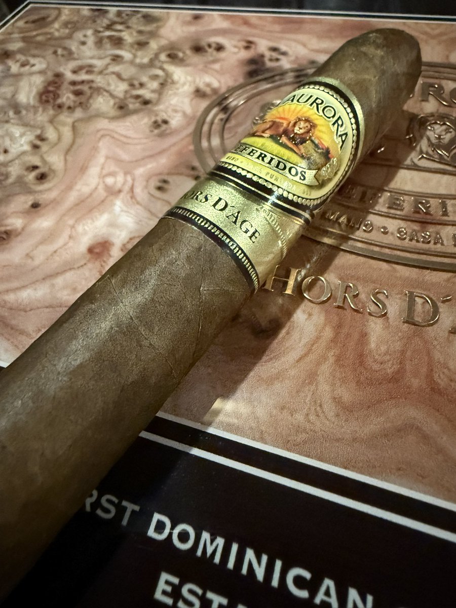 Maybe the most gorgeous cigar box you will ever see. Plus the cigar is delicious as well. <a href="/LaAuroraCigars/">La Aurora</a>