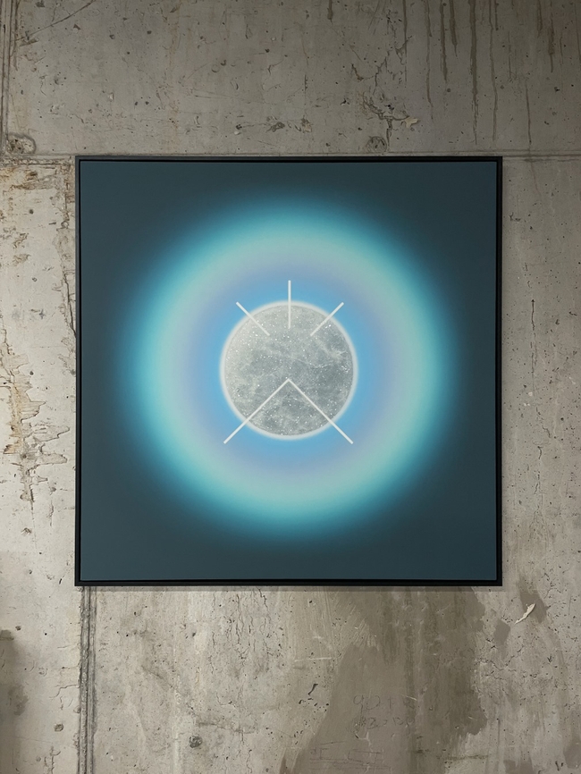 My new work on canvas... 'Auric Field Truthwave' has landed....