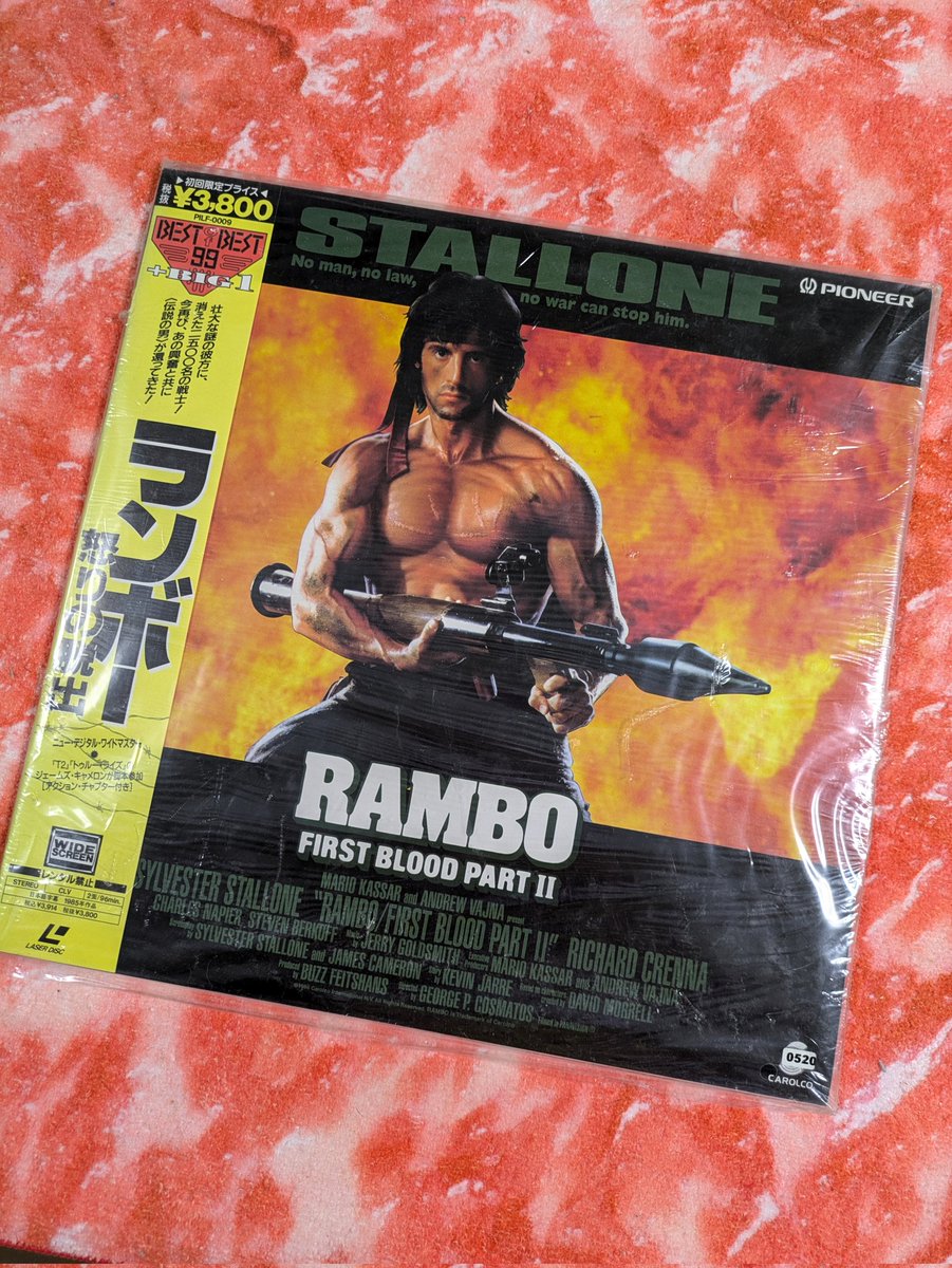 JOHNRAMBO9's tweet photo. #シルベスター・スタローンのメモラビリアブログ
本日のブログ記事
https://t.co/mhLnp9VrX6
我が家の
#シルベスター・スタローン
映像ライブラリー
#SylvesterStallone
Movie Library at my home.
No.622:
#ランボー怒りの脱出
#RamboFirstBloodPart2
Category: Laser Disc
Released in JAPAN https://t.co/MWG2vuAHMm