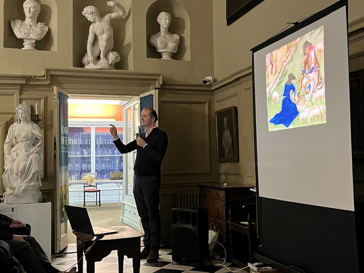 A wonderfully inspiring evening with <a href="/arthistorynews/">Dr. Bendor Grosvenor 🇺🇦</a> at <a href="/IpswichMuseums/">Ipswich Museums</a> Christchurch Mansion. A thought-provoking, insightful and hugely entertaining exploration of his new book “The Invention of British Art”. And the spirit of Edmund Withypoll  was most certainly with us!