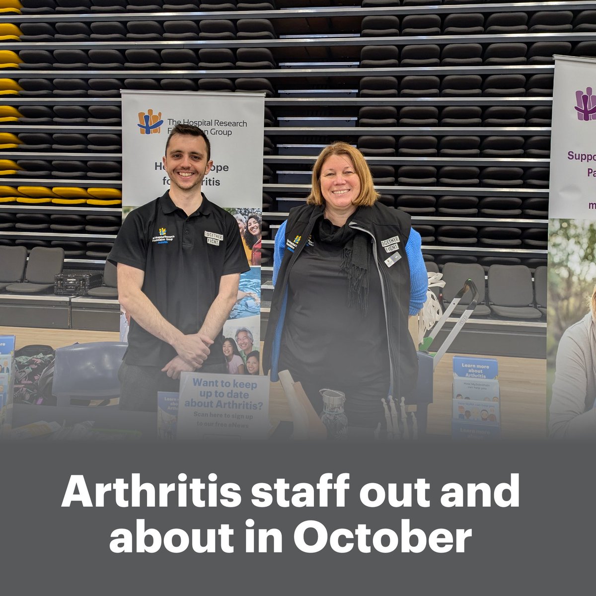 THRFGArthritis's tweet photo. Thank you to everyone who visited us at our events in October! We’ve reached thousands of people with #arthritis. We’ve been out at multiple expos, forums, conferences, and public events. We’ve also delivered hydrotherapy sessions, community talks, family events, and much more. https://t.co/ZTyT0csTzG