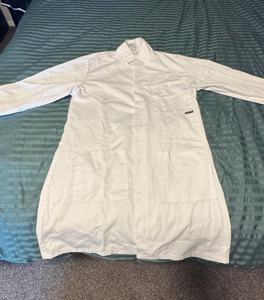 Can’t believe I forgot to get the right lab coat for tomorrow…