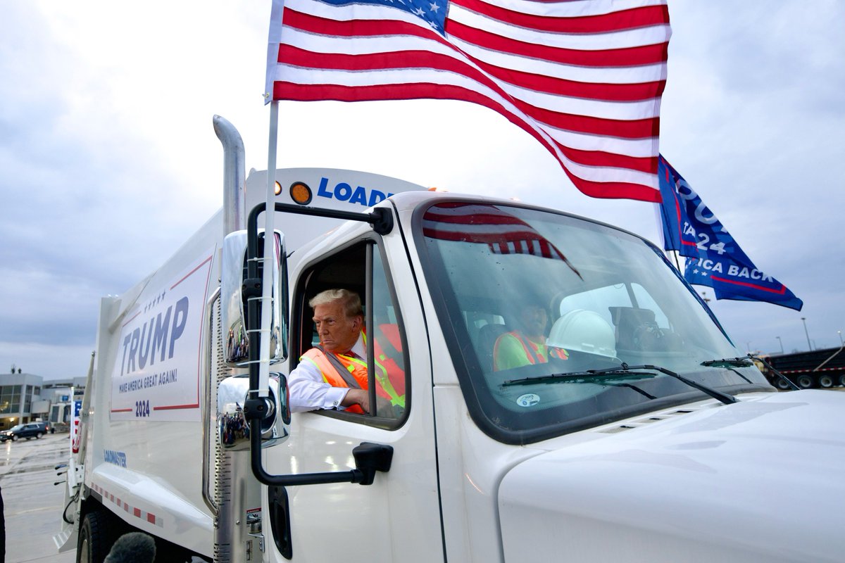 Huberton's tweet photo. Even Trump must get two jobs under Joe Biden/ Kamala's economy. https://t.co/yeI7WPmx7O