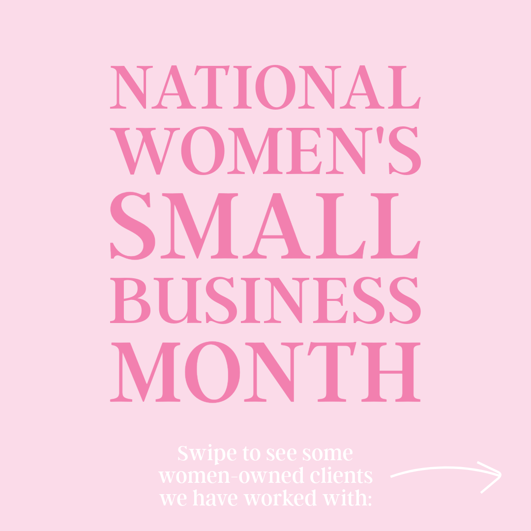 cfcreative901's tweet image. October is National Women's Small Business Month. As a women-owned small business ourselves, Cecilia Fay Creative takes pride in working with other female businesses in our community. We wanted to highlight some of the incredible women-owned businesses we have worked with💗