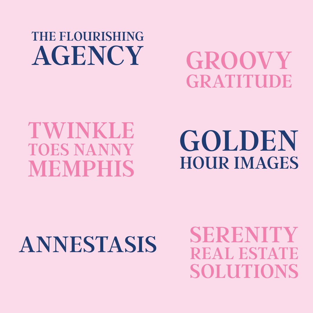 cfcreative901's tweet image. October is National Women's Small Business Month. As a women-owned small business ourselves, Cecilia Fay Creative takes pride in working with other female businesses in our community. We wanted to highlight some of the incredible women-owned businesses we have worked with💗