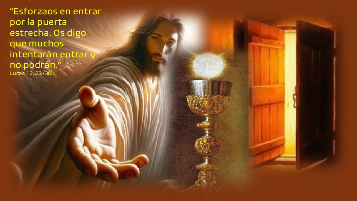 "El camino a la Salvación es angosto y difícil. El Reino de Dios requiere esfuerzo y dedicación. Implica una decisión consciente de seguir a Cristo y vivir según Sus enseñanzas y Su Voluntad. La conversión es urgente, el tiempo es limitado para responder al llamado de Dios". PMP