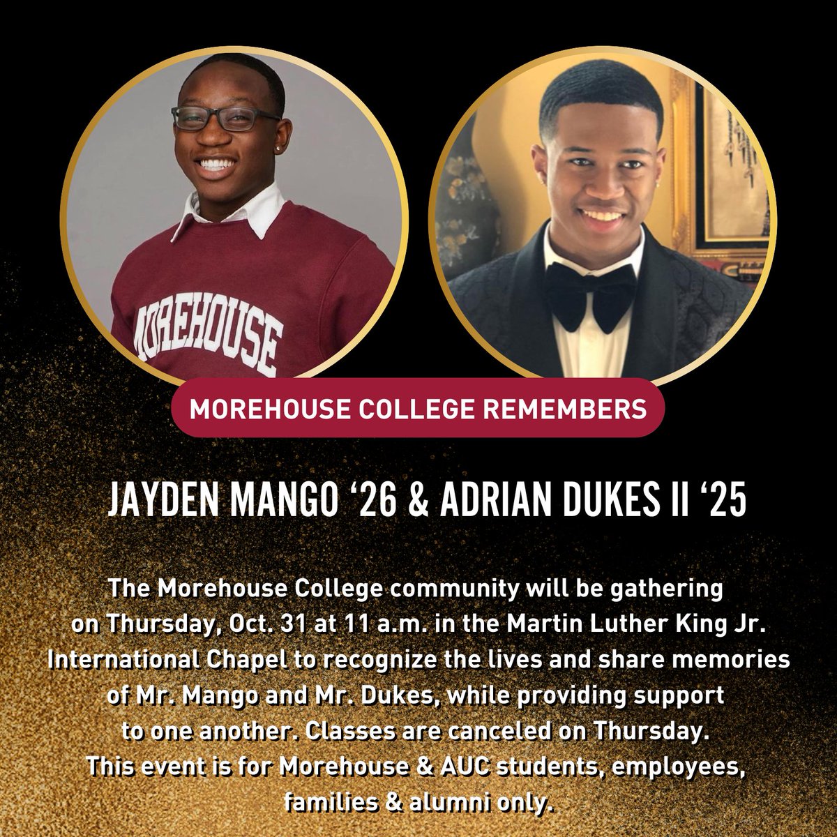 Morehouse College tweet media