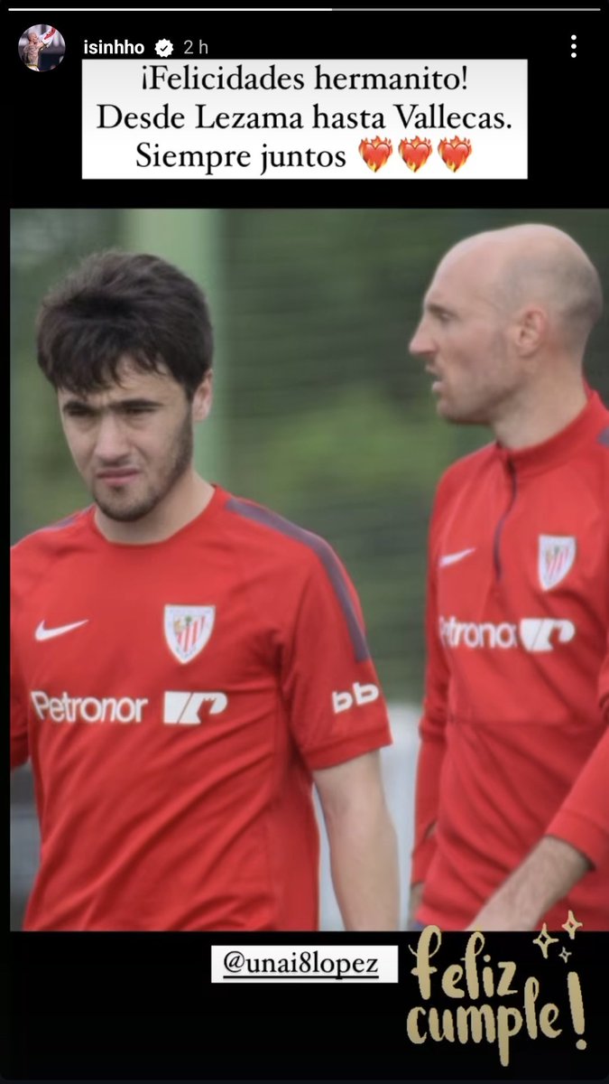 AthleticXtra's tweet photo. Isi Palazón, felicitando a Unai López en Instagram 📲😂 https://t.co/Vs101R4MrU