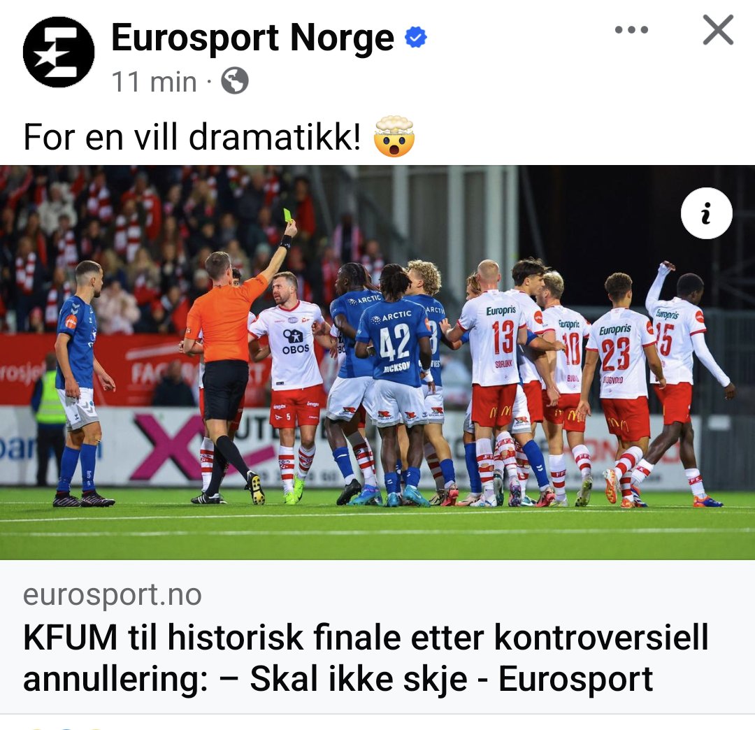 arneyst's tweet photo. @DavyWathne @skbrann Eurosport har en annen mening om saken... https://t.co/4mjdk8BOef