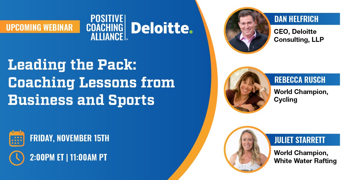 Join us for a conversation with world-champion athletes Rebecca Rusch and <a href="/julietstarrett/">JStar</a>, where moderator <a href="/dhelfrich21/">Dan Helfrich</a> will explore all things leadership, coaching, and getting the best out of yourself and teammates. #PCAWebinar #PCAProud #PositiveCoach us06web.zoom.us/webinar/regist…