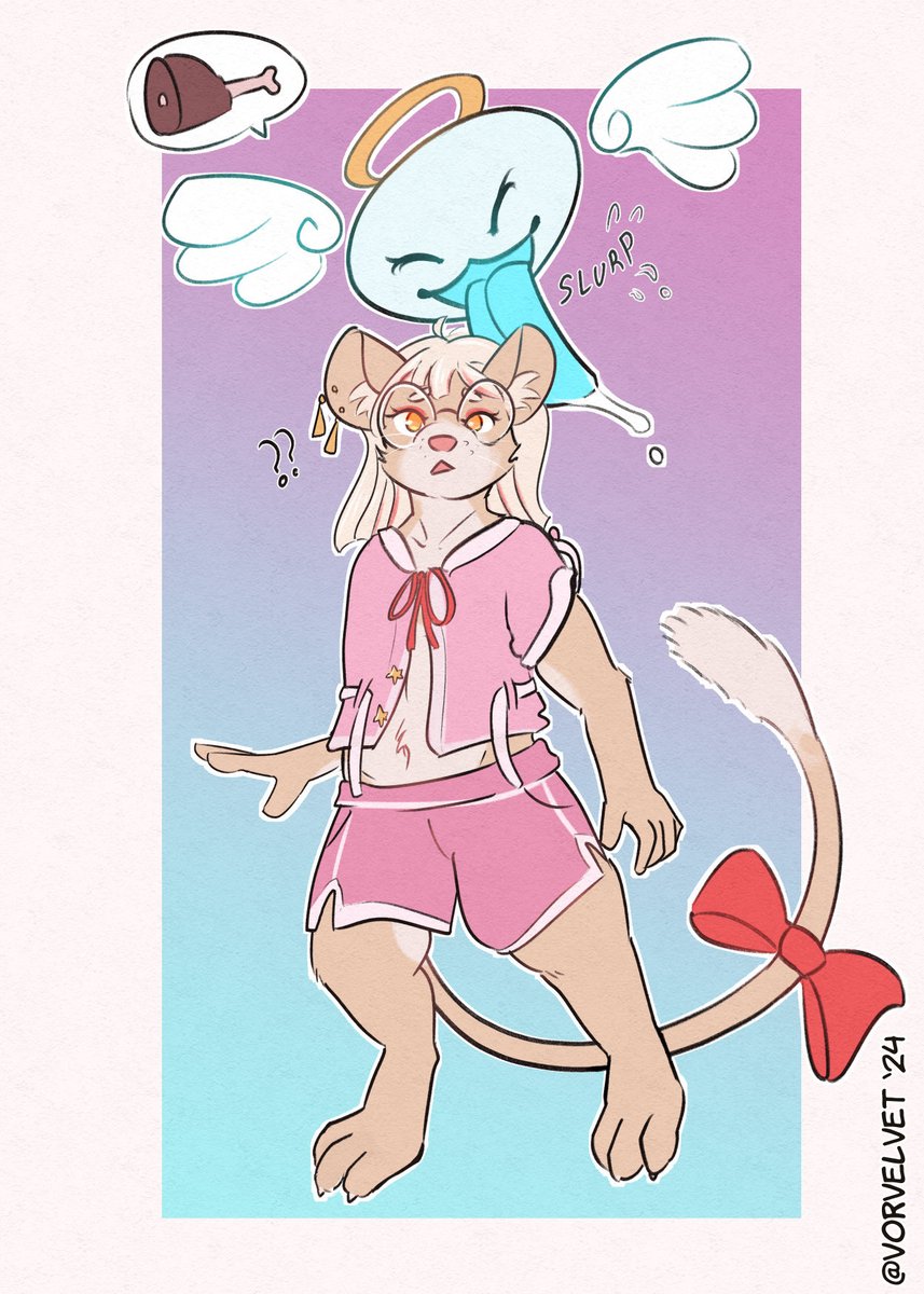vorvelvet's tweet photo. (cw vore ) Huh what a funny looking critter I wonder what it want-ACKK https://t.co/A4ZGWGcMF5
