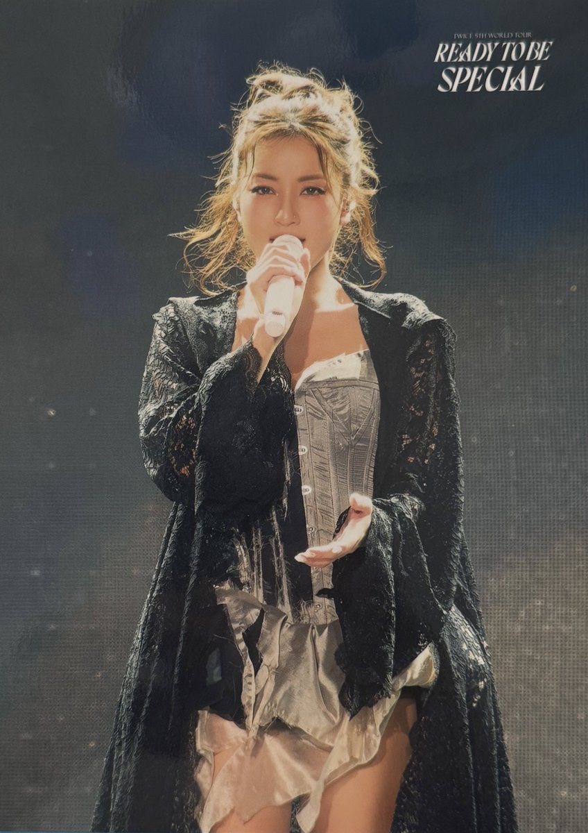 TWICE READY TO BE in JAPAN SPECIAL LIVE PHOTO 〜JIHYO〜

ライブフォトトレカ届いた〜🧡
Nightmare ジヒョちゃんんんんんん🖤