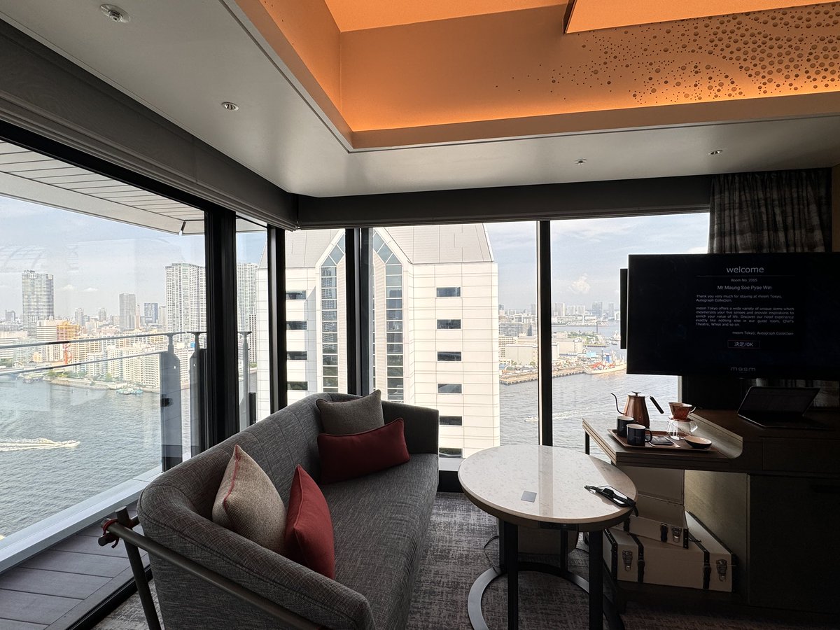 soe_kun's tweet photo. やっぱりメズムが好き！テラス付きの部屋は最高だね。 https://t.co/eZyyhE7lWd