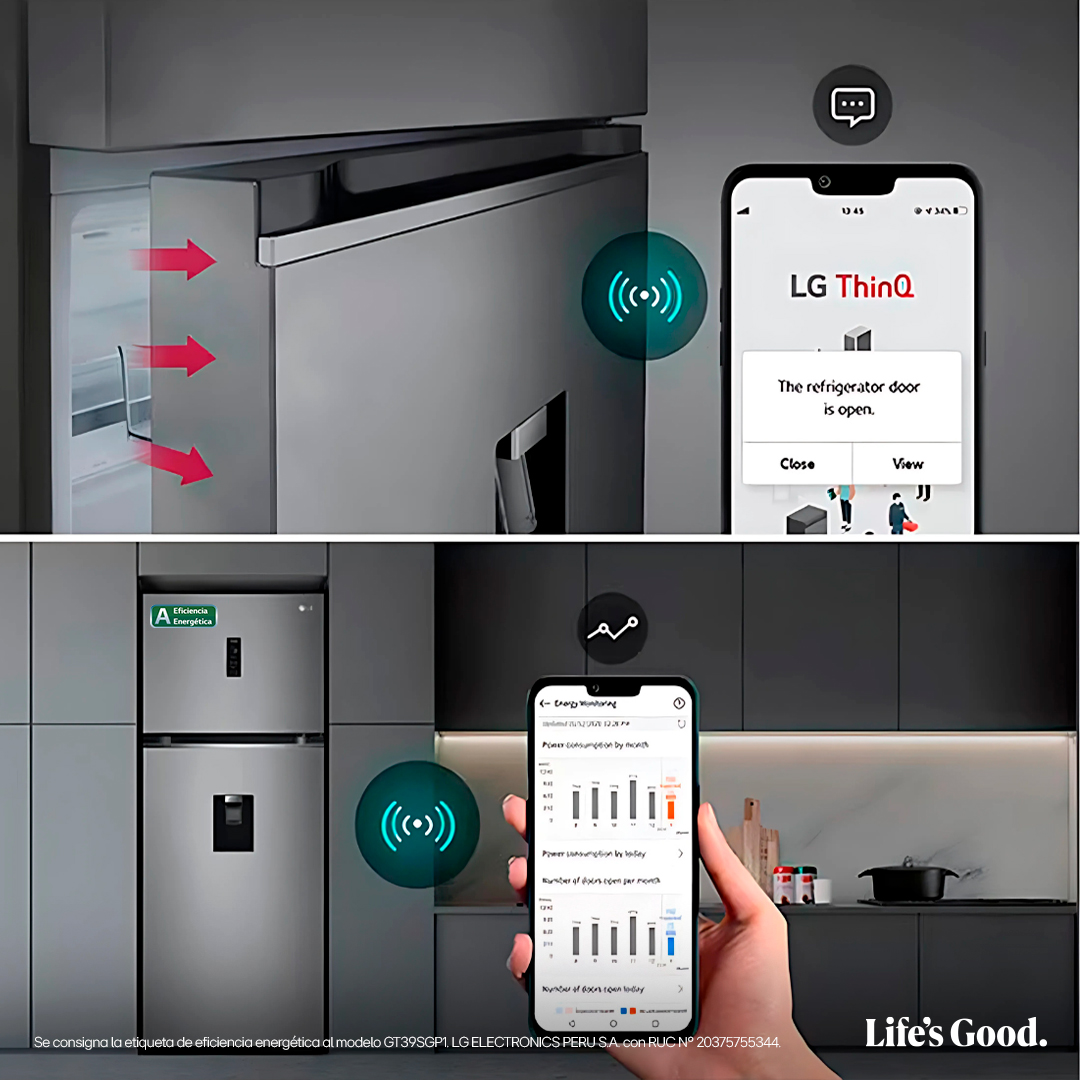 lg_peru's tweet photo. ¡Tu refrigeradora ahora es más inteligente! Con la App LG ThinQ puedes monitorear el estado de tu refrigeradora y optimizar su funcionamiento desde tu celular.

Conoce más en: https://t.co/gRW5FOiooc

#LG #LGGlobal #LGPeru #LifesGood #ThinQ #TopFreezer https://t.co/qoXuEOdHfF