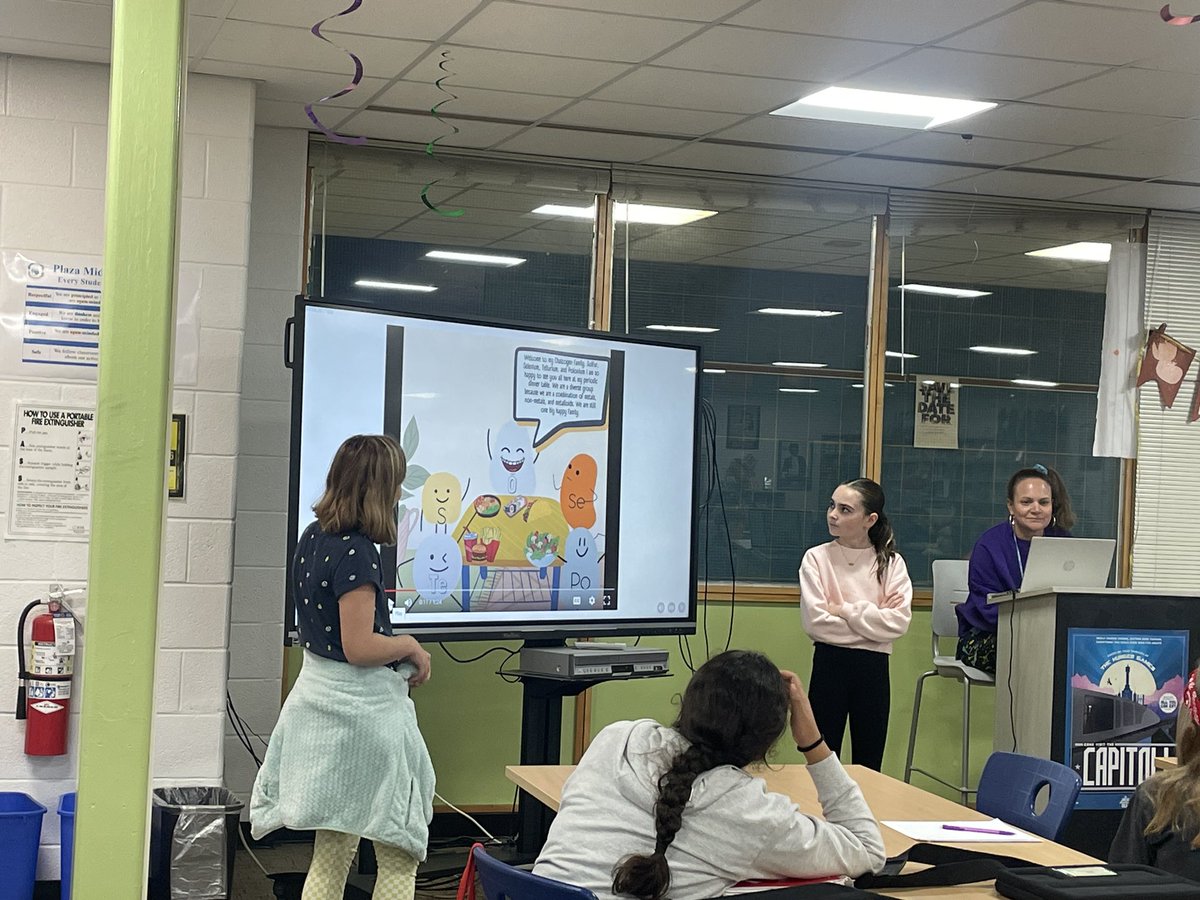 Students acting out Ms. Taylor’s children’s story based on element research. I can’t wait to see what my kids create! Thank you Plaza Library Lasses! #ibunited #plazatrojans #sciencerules <a href="/PlazaIBLibrary/">Katie Staples</a>
