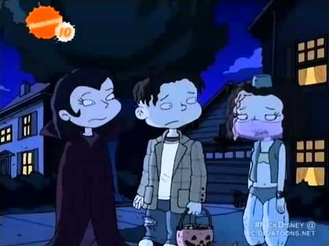 SatMForever's tweet image. All Grown Up!: "TP + KF" 
Trick-or-Treating loses out to conflict as Chuckie finding a carving in his basement leads him to believe that Tommy has a crush on Kimi.  

#31DaysofSaturdayMorningHalloween