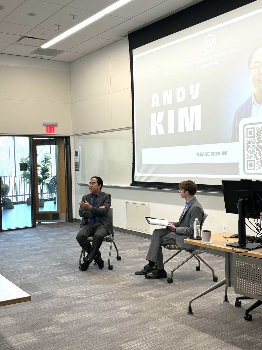 AidanDiMarco's tweet photo. Thank you @AndyKimNJ for visiting Rowan University this morning to discuss the stakes of this election and the issues facing our country! https://t.co/5kUkZV0k0v