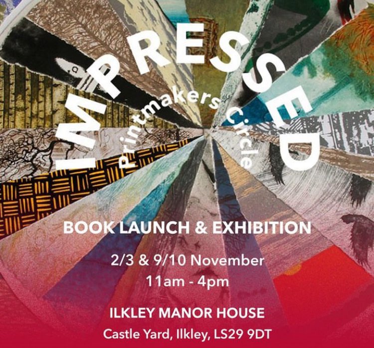 print_circle's tweet image. Very excited to announce our book launch and exhibition at Ilkley Manor House to celebrate 10 years of Printmakers Circle. You’re all invited!