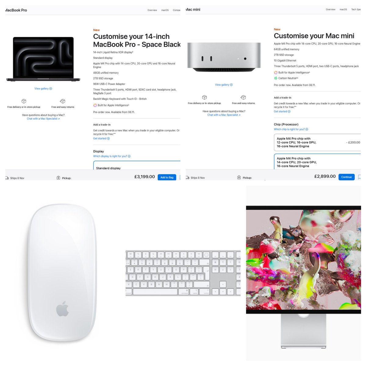 Apple MacBook Pro M4 Pro Vs. Mac Mini M4 Pro | Comparison 💻 MacBook Pro ...