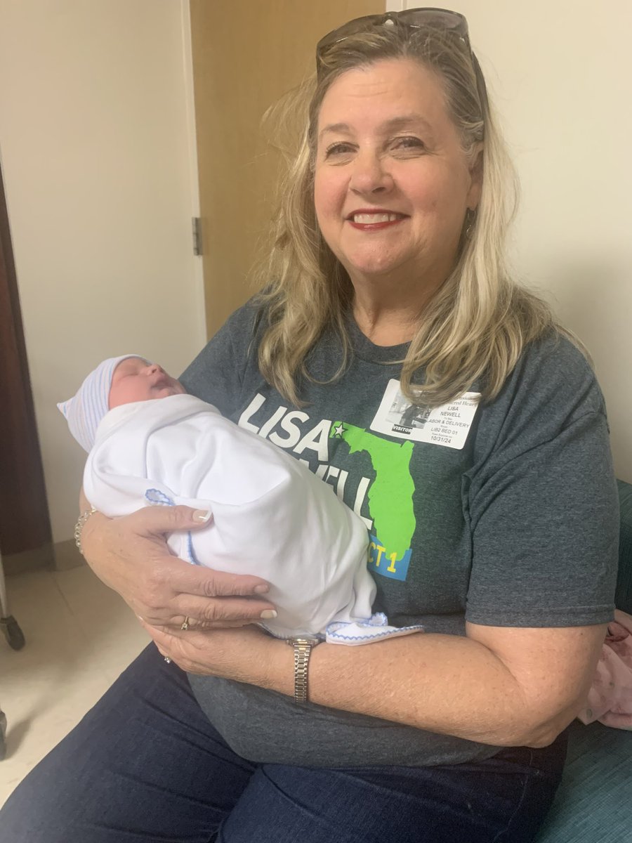 Newell4Senate's tweet photo. My grandson was born this morning and we are thrilled to welcome him. 
I’ll be back asking for your votes tomorrow.Pplease visit my website to see how I plan to work for all the citizens of District 1 as your state senator!
https://t.co/qJuvgbCerp https://t.co/EHRJZis0TJ