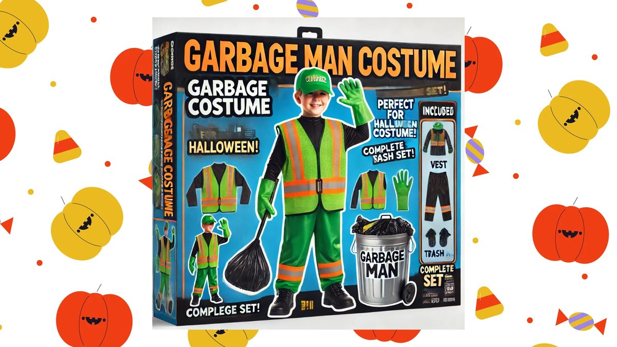BeakyParker4891's tweet image. Top Halloween Costume 2024 #Garbage #Garbageman #Halloween