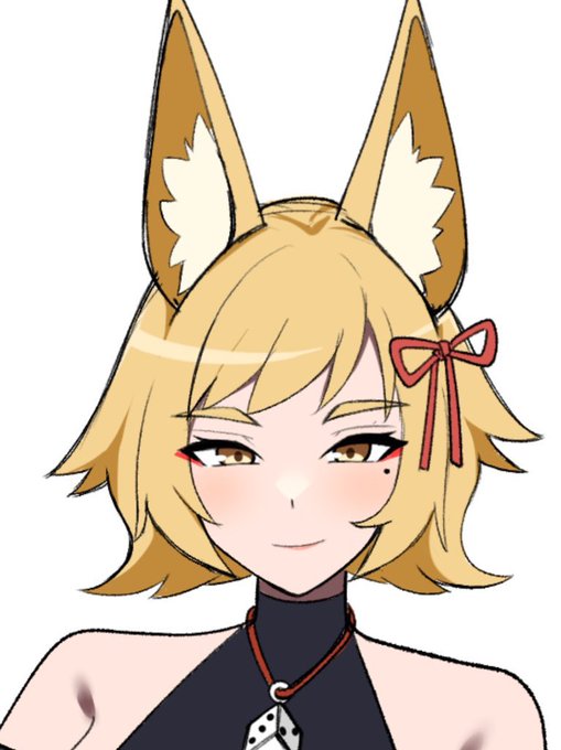 納得のいくいい感じのデザインかつ
他のキツネ系よその子(いっぱいいる)と
なるべく被らないような髪型を考えるのが
1番苦戦したポイントです。 