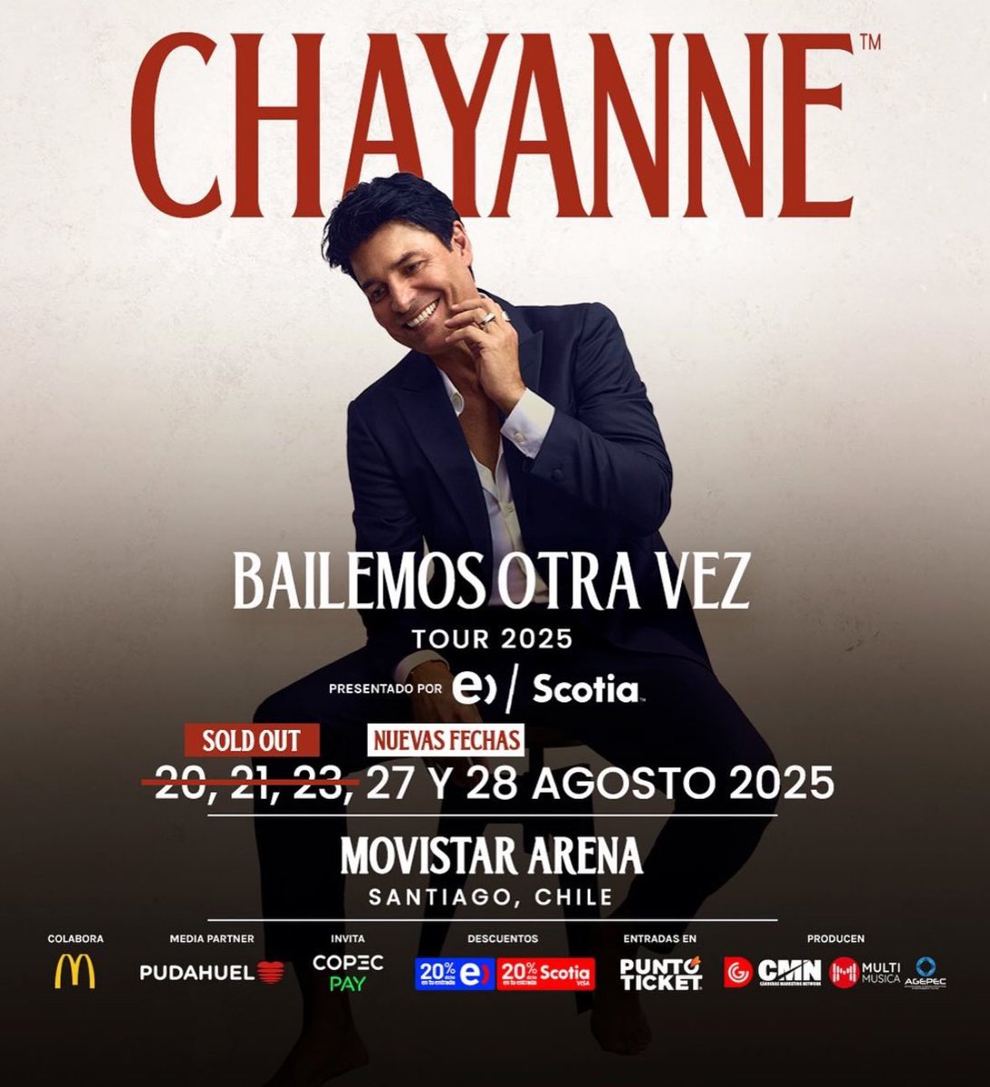 e4uplus's tweet photo. 100 Likes y elegimos a dos personas del público para que no hagan fila mañana 😱 #chayanne https://t.co/DfrJPSL4sI