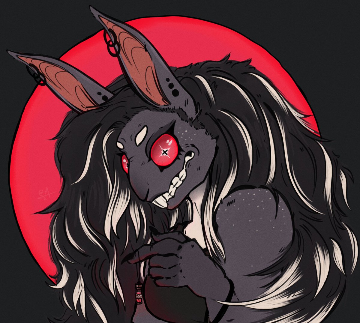 HaresHour's tweet photo. BEWARE FOR A SCARE, FROM A WEREHARE.
🩸🐇🎃
I finished it on time!!! I had so much fun working on this and tried a lot of new techniques which I want to implement more into my work https://t.co/TdBj5XURrJ