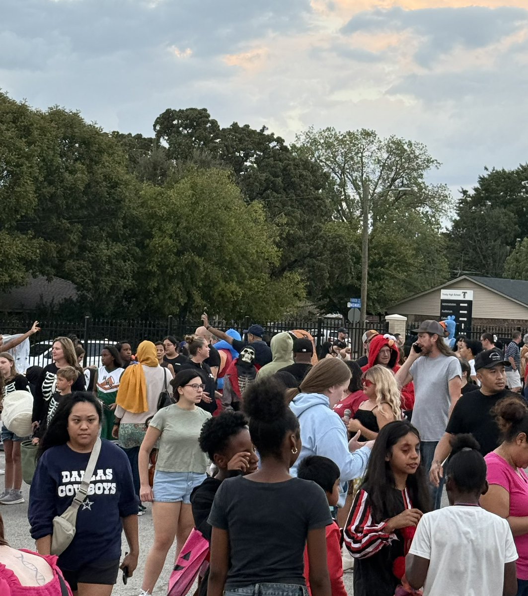 Trunk or Treat at Trinity HS!  We are built differently! #TrojanDNA