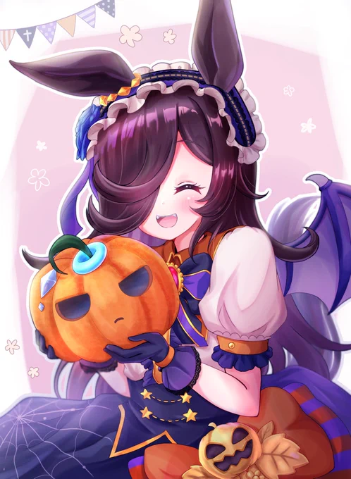 ハロウィンライスちゃん!大好き #Halloween  #ウマ娘 