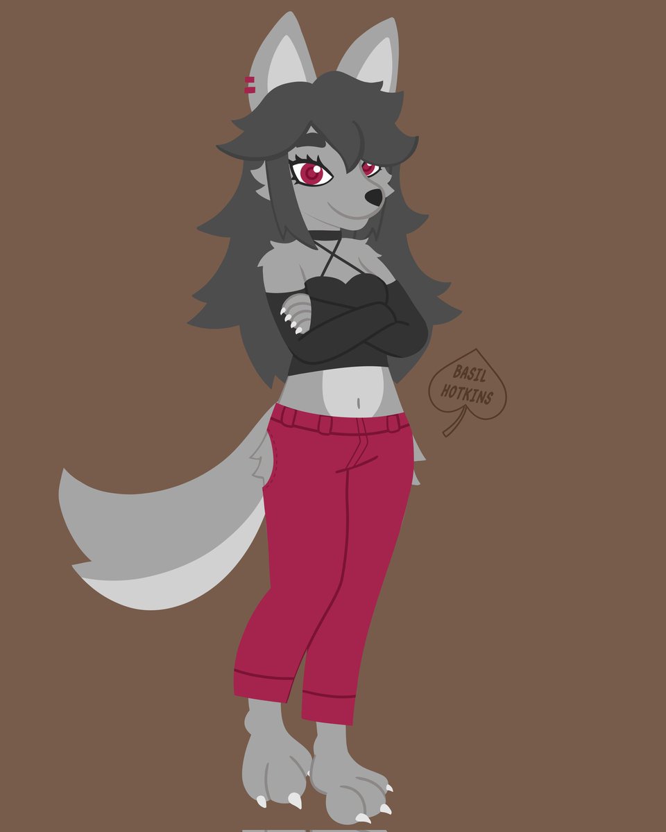 BasilHotkins's tweet photo. #CuteGirltober2024 Day 30: #Wolf
[ unnamed | OC ]

probably one of the best furries I've ever drawn tbh 

#cutegirltoberwolf #cutegirltober https://t.co/RmFlvf5Vus