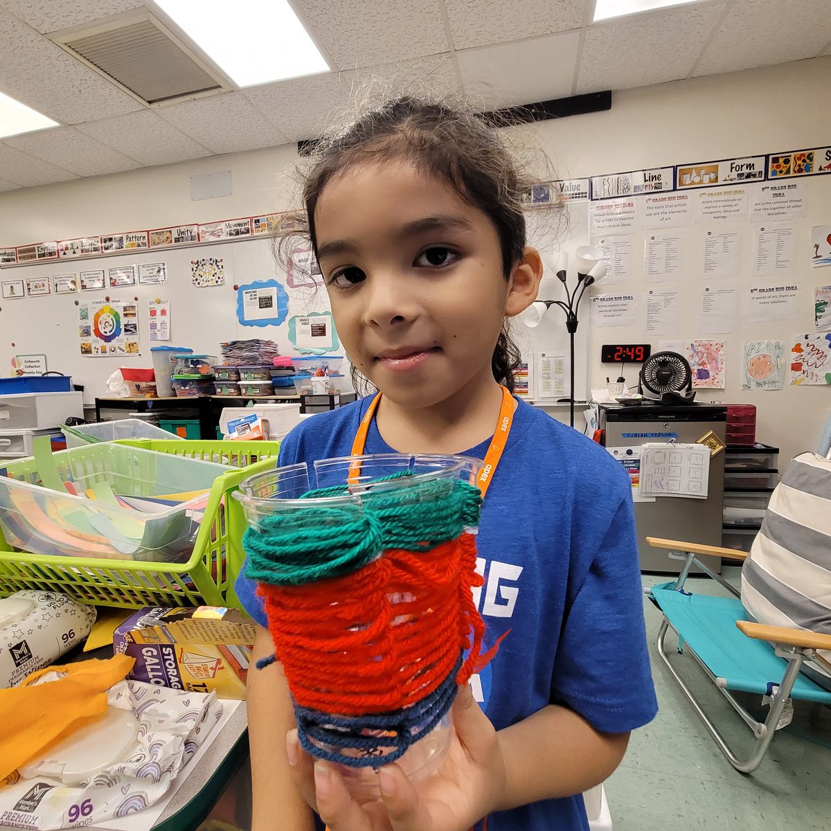 #GattisArt First 2nd grader to finish weaving their cup! So proud of him!  <a href="/GattisRRISD/">GattisRRISD</a> <a href="/HafedhAzaiez/">Dr. Hafedh Azaiez</a> <a href="/RoundRockISD/">Round Rock ISD</a> <a href="/rrisdfinearts/">Round Rock ISD Fine Arts</a> <a href="/nancy_ag2000/">Dr. Nancy Guerrero</a>