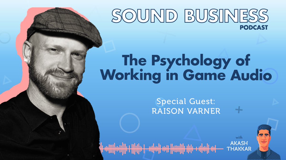 Akash Thakkar (@akashthakkar) on Twitter photo Our guest today on the Sound Business Podcast is Raison Varner (<a href="/raisonvarner/">Raison Varner</a>)!
We talk about how Raison works across multiple disciplines, the deep psychology of working as a team in gave development, and so much more.
Link in bio for the full episode! Our guest today on the Sound Business Podcast is Raison Varner (<a href="/raisonvarner/">Raison Varner</a>)!
We talk about how Raison works across multiple disciplines, the deep psychology of working as a team in gave development, and so much more.
Link in bio for the full episode!