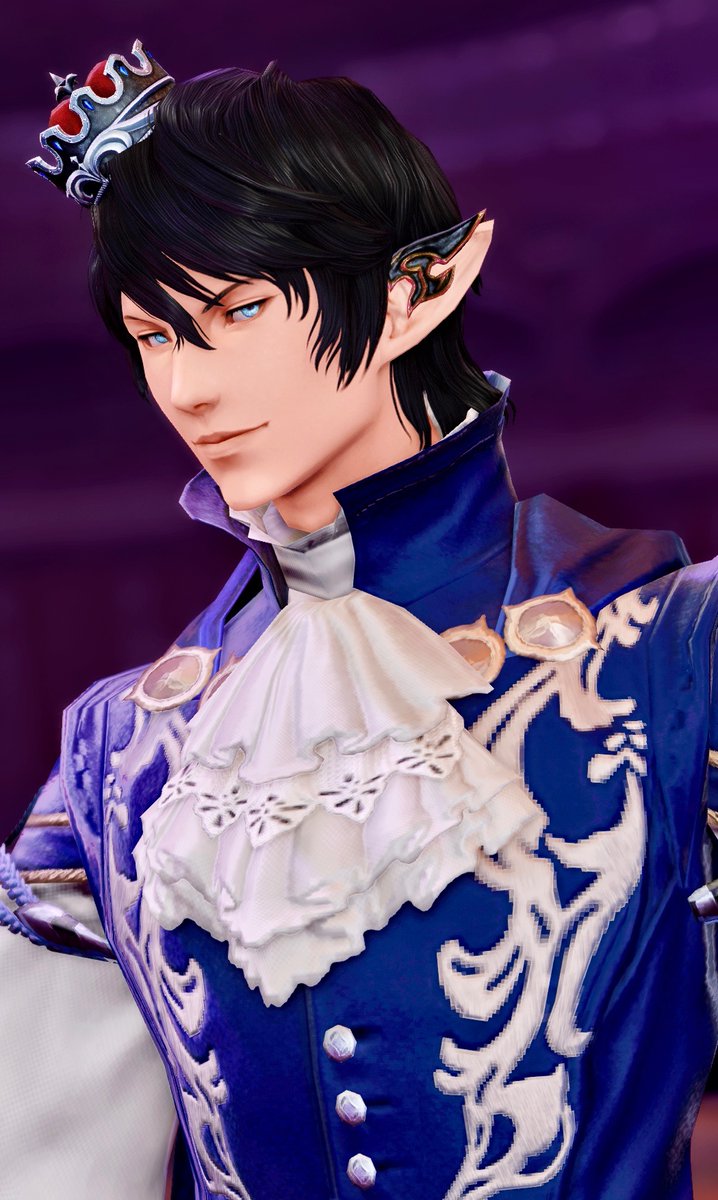 Aymeric attending an All Saints Wake costume party as a faerie tale prince #ffxiv #Aymeric #SerAymeric