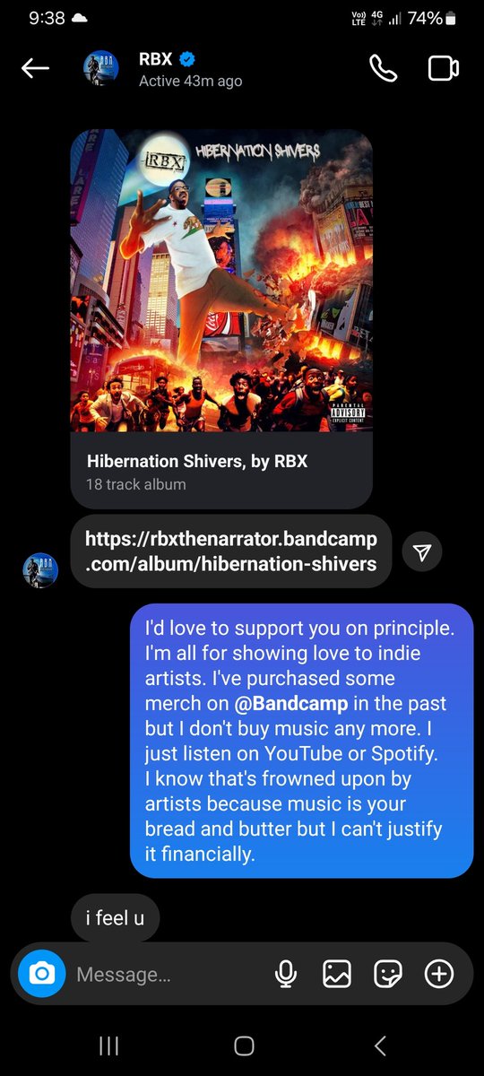 Check out RBX on <a href="/Bandcamp/">bandcamp</a> 
Hibernation Shivers
Produced by <a href="/Sccit/">Sccit</a> 
Support Independent Artists 🎶