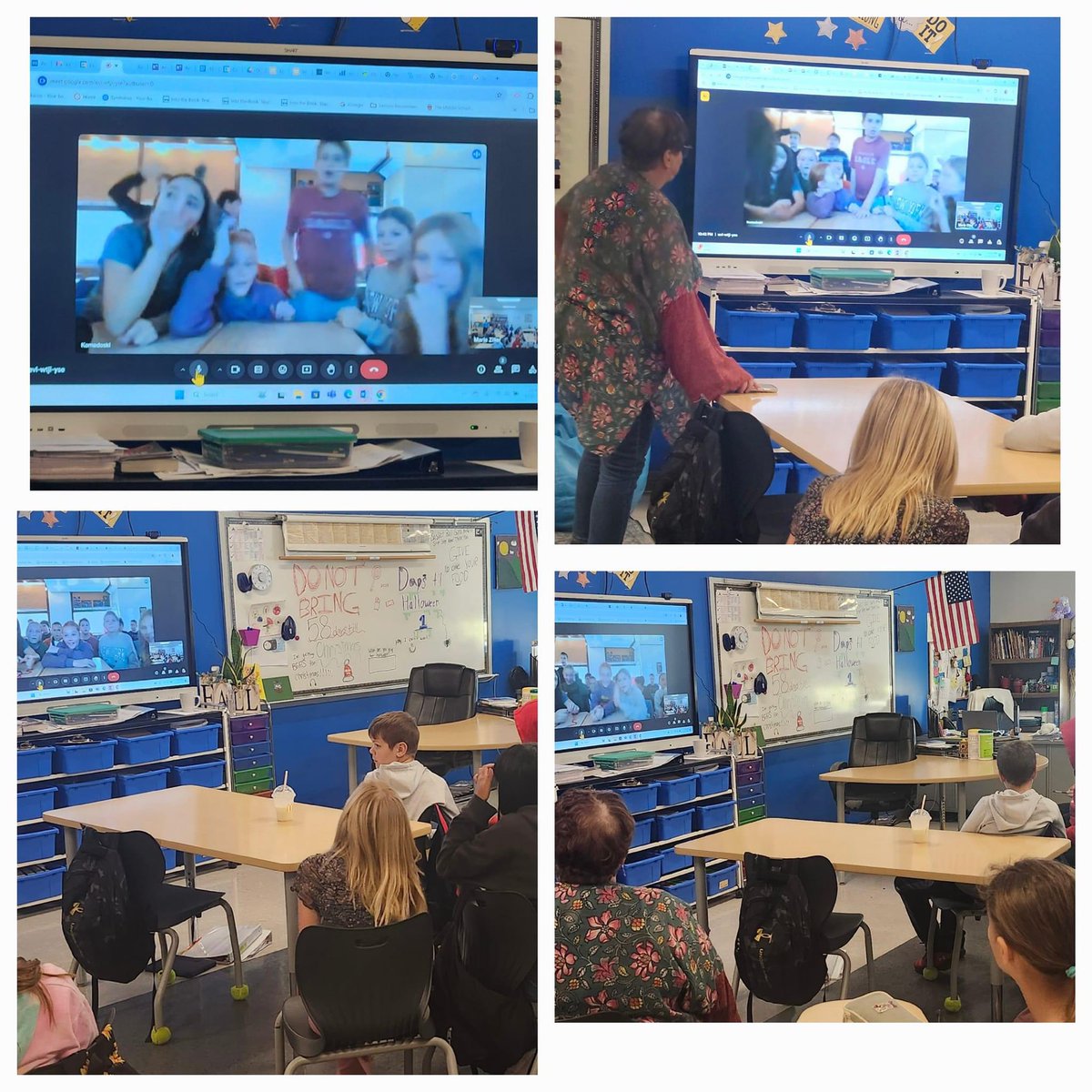 mrskomadoski's tweet image. This afternoon Grade 6/7 had a virtual meet up with Ms. Ziller's Grade 7 Class from Colonial Beach Elementary School in Virginia. We are both reading And Then, Boom! by Lisa Fipps as part of the Global Read Aloud! @sbcswaterford @bhncdsb @CBPSNews #drifterpride #globalreadaloud