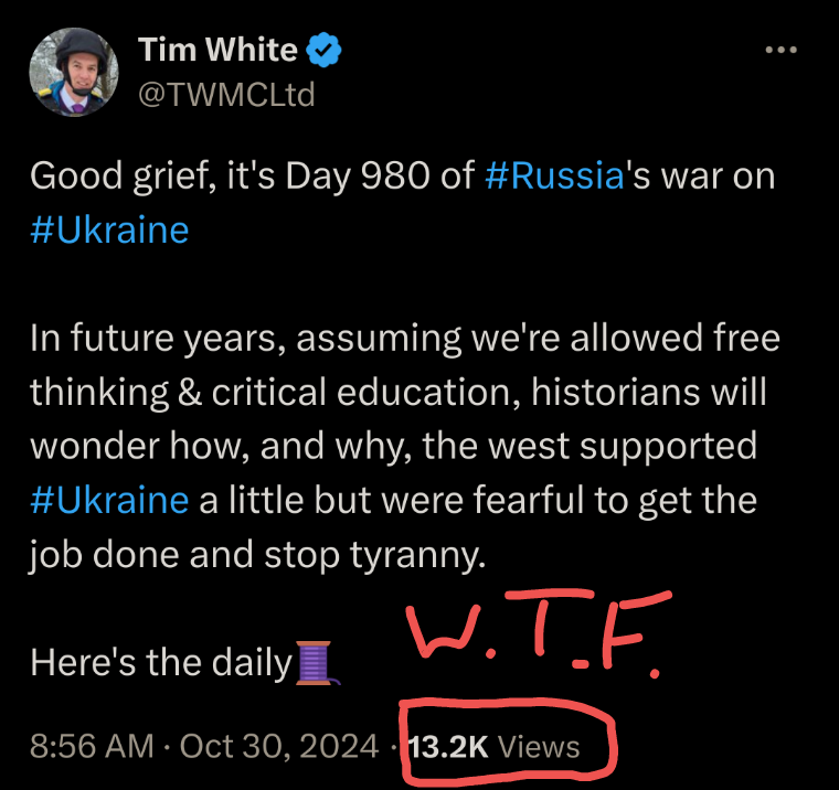 bk13051's tweet photo. @TWMCLtd You have a paid(!) account, 36,800 followers and today's #dailythread-starter has even less views then yesterday's - again nearly halved numbers to the day before.
#PlatformManipulation
#ElmoIsAruZZianAsset
#BlockElmo https://t.co/gRrva4jHbS