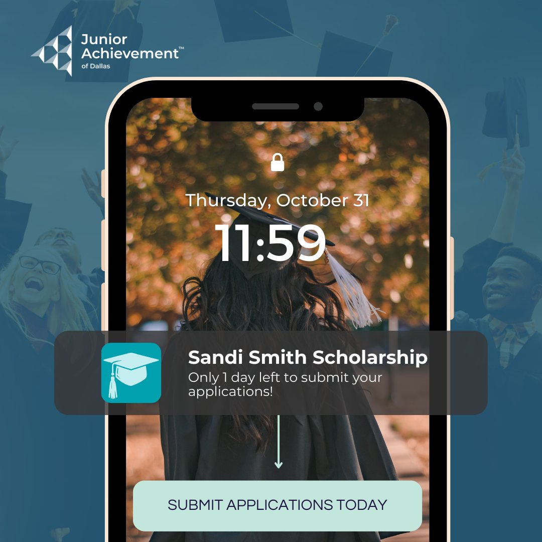 REMINDER: Tomorrow at 11:59pm the Sandi Smith Scholarship will close⏰⏰! Submit your applications before the deadline here: ow.ly/VXjk50TWPhZ