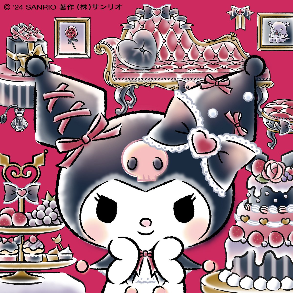 kuromi_project's tweet photo. ハッピーバースデーアタイ♡

#サンリオ #世界クロミ化計画 https://t.co/EoMTYy4YHT