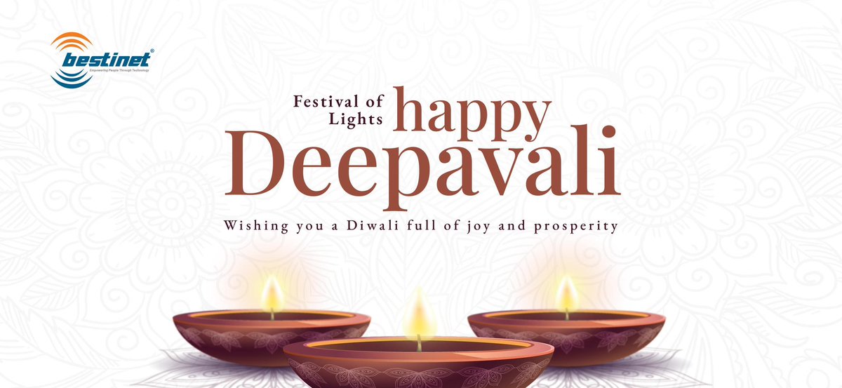 Bestinet wishes you and your families a bright and joyous Deepavali filled with happiness, light, and prosperity.