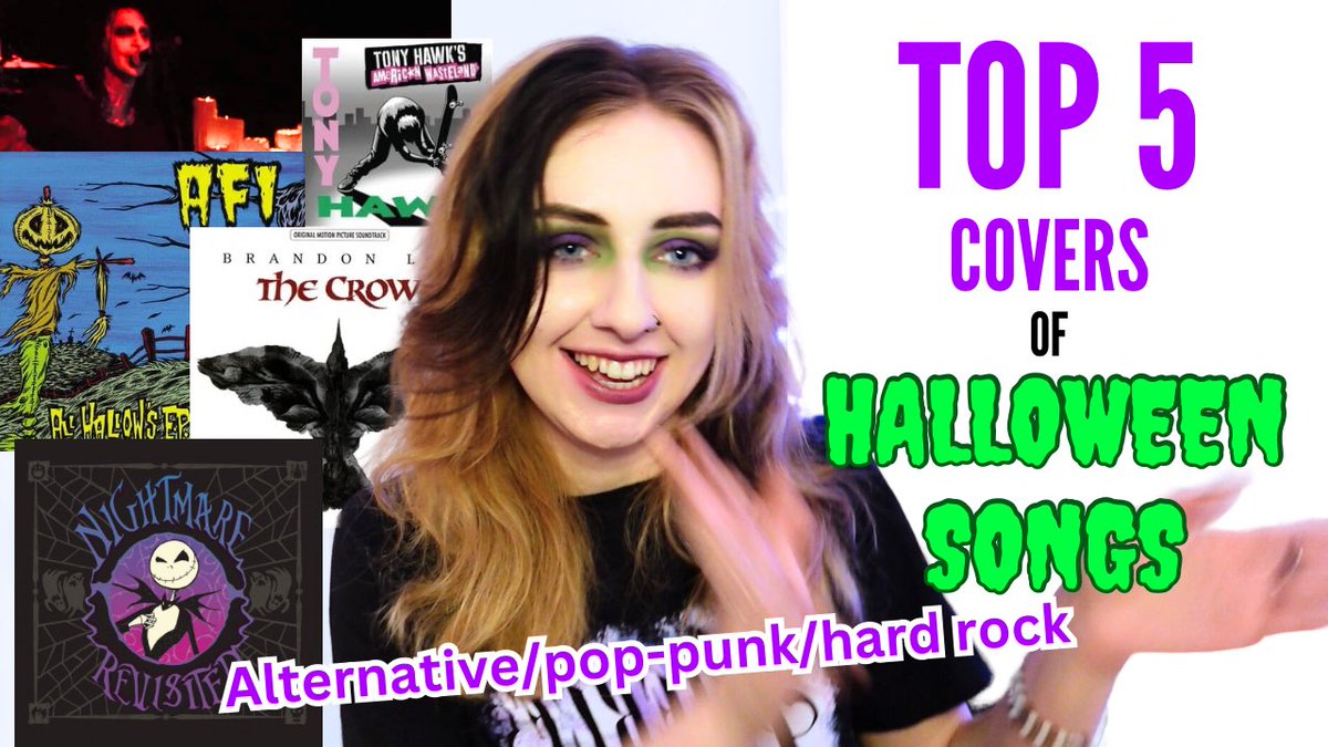 ⚠️HALLOWEEN EPISODE UP NOW‼️

Top 5 covers of Halloween-themed songs by pop-punk/alternative artists🎃🦇💀🕷️
Happy Halloween!!🎃🦇🕸️👻
youtu.be/xxScIFOmocg?si…