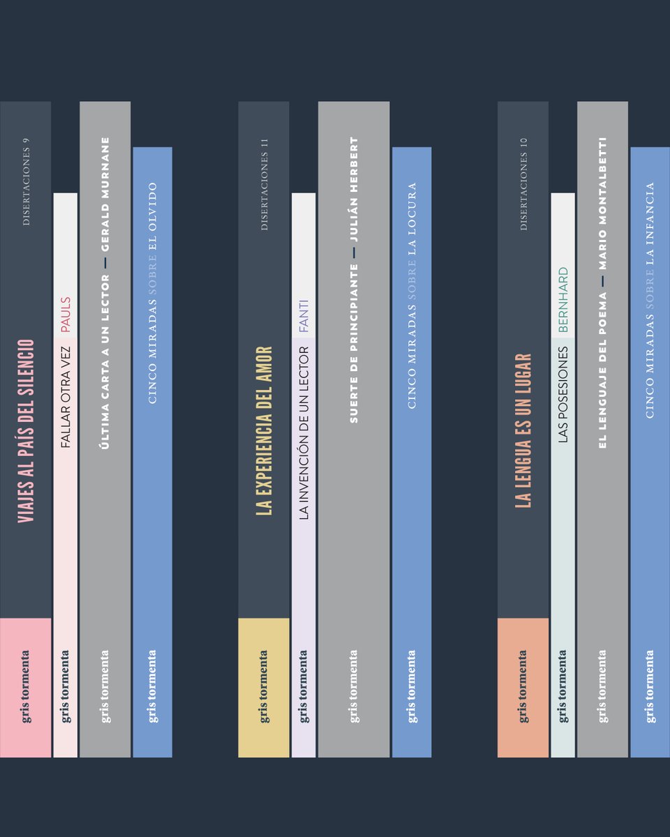 Después de siete años, Gris Tormenta tiene cuatro colecciones y treinta títulos. En el catálogo conviven 160 autores de todo el mundo: 35% de los textos que hemos publicado son traducciones de diez lenguas, muchos por primera vez al español.

Explora en gristormenta.com