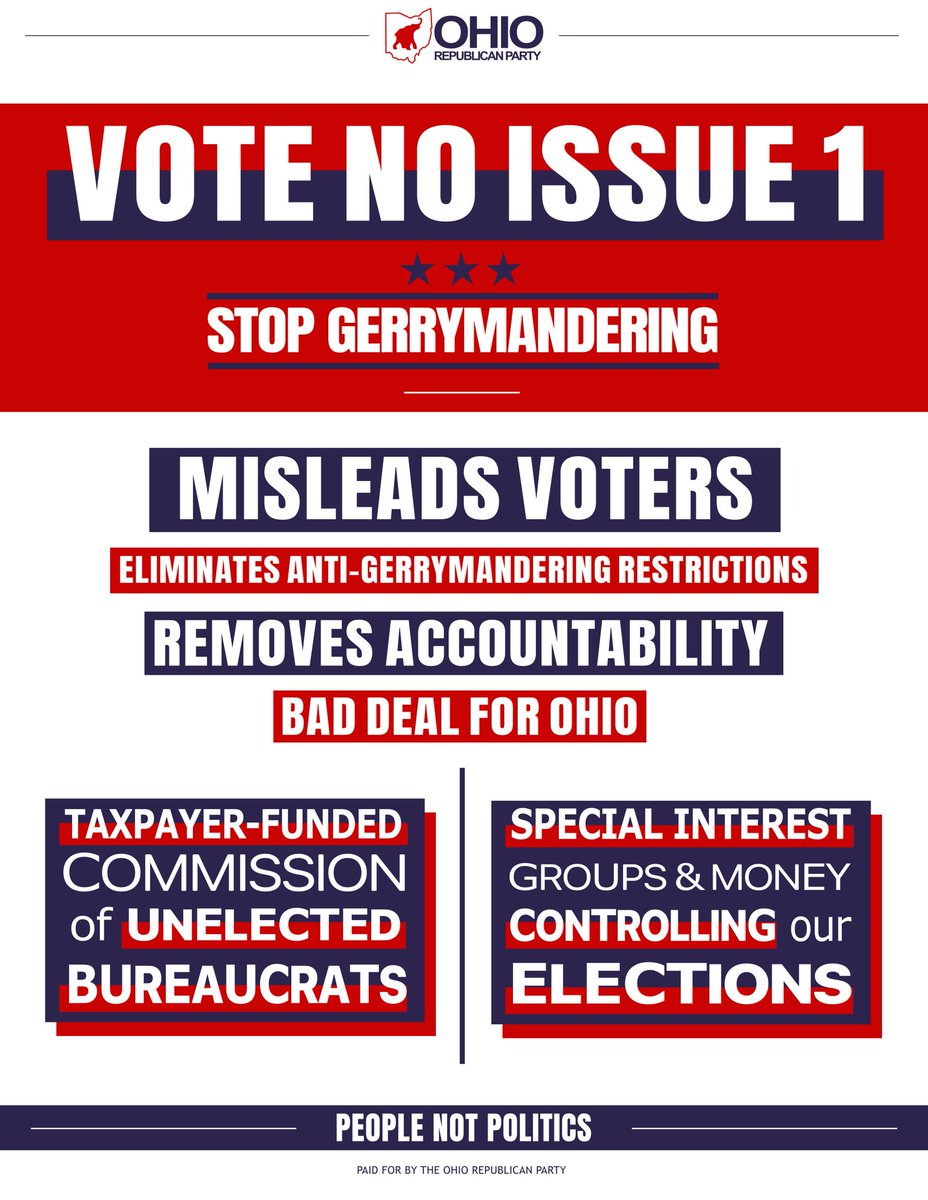 FreyjaTarte's tweet photo. For my fellow Ohioans. Please vote NO on Issue 1. #KeepOhioRed https://t.co/XCROTHtam9