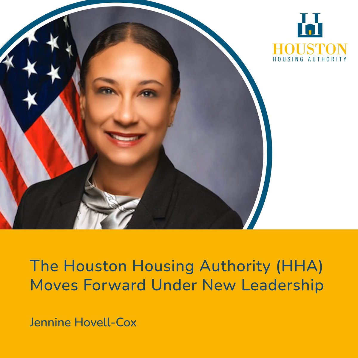HousAllianceHTX's tweet photo. 
🚨Leadership Update 🚨

We're excited to welcome Jennine Hovell-Cox as the new Interim President & CEO of the Houston Housing Authority! Her dedication to our mission and commitment to excellence will drive HHA forward. 🏠��� #houstonhousingauthority #leadership #HHAUpdate https://t.co/AN38B0Q2S2